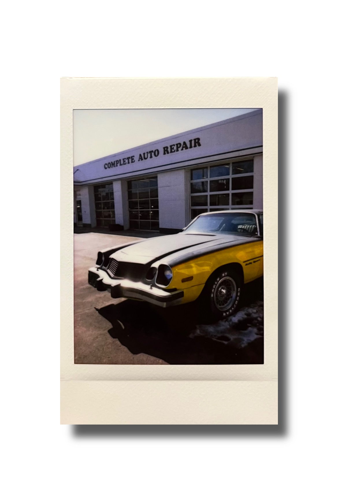 Chevy Camaro Rally Sport Polaroid