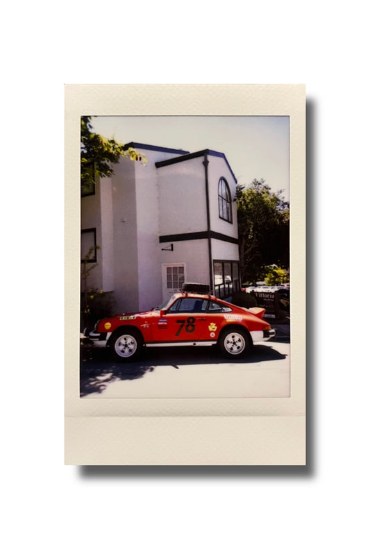 Porsche Safari Red Polaroid