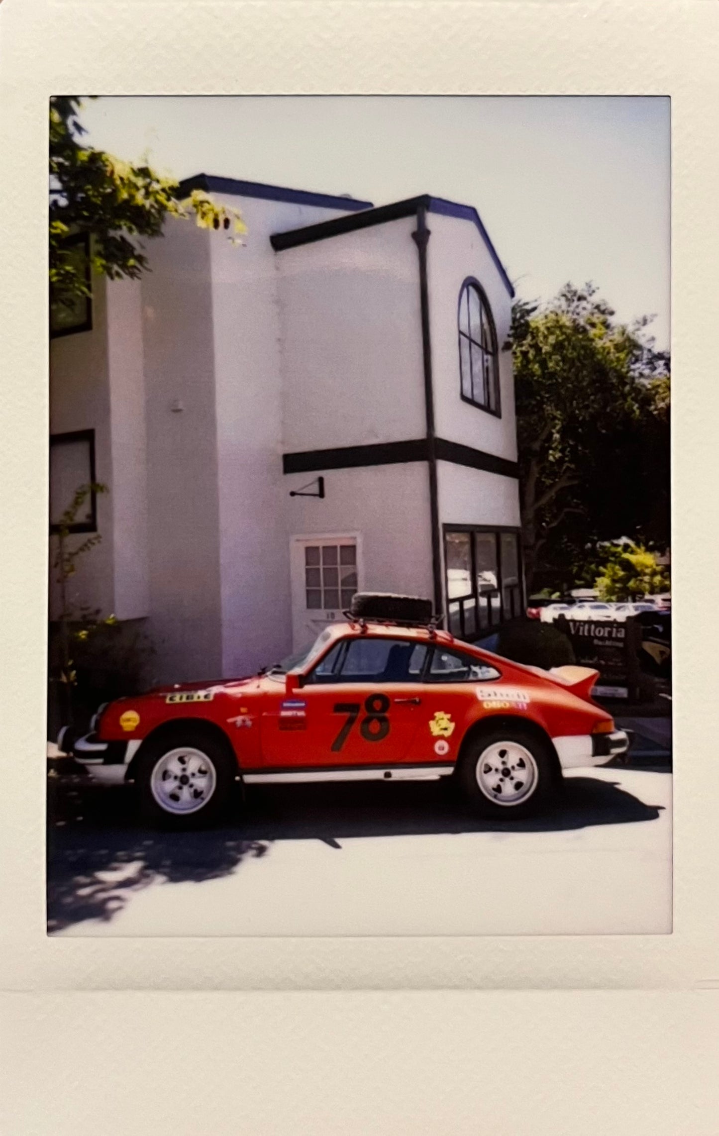 Porsche Safari Red Polaroid
