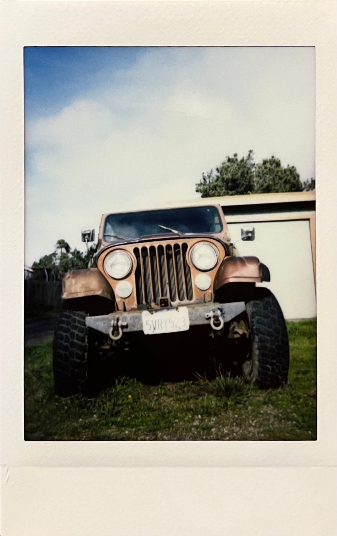 Jeep Brown Polaroid
